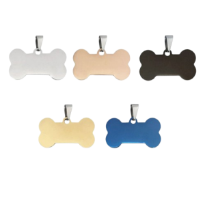 Personalized Pet ID Tag - Bone Design
