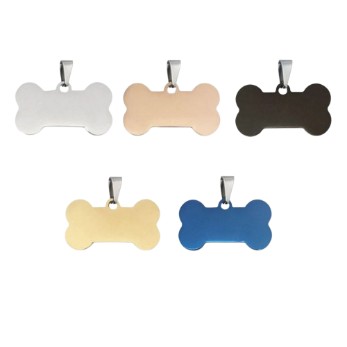 Personalized Pet ID Tag - Bone Design