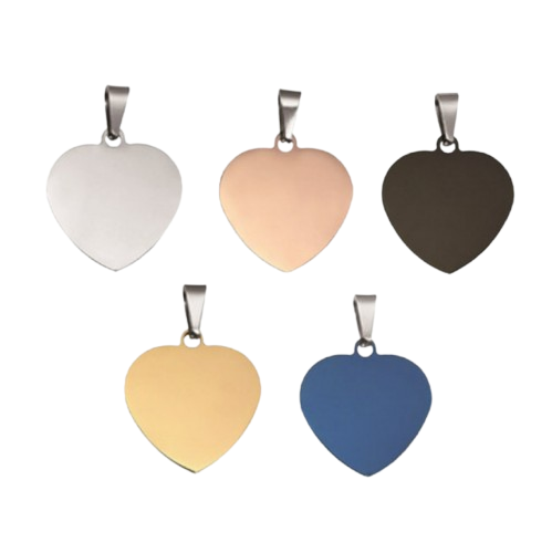 Personalized Pet ID Tag - Heart Design