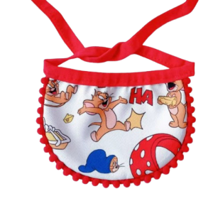 Tom & Jerry Ruffle Bib