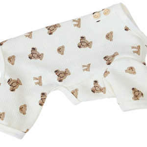 Bear Hugs Waffle Knit Jumpsuit