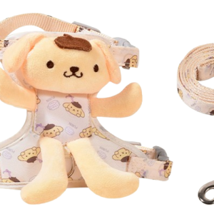 Pompompurin Soft Plush Harness & Leash Set