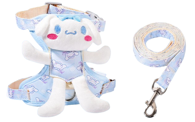 Cinnamoroll Soft Plush Harness & Leash Set