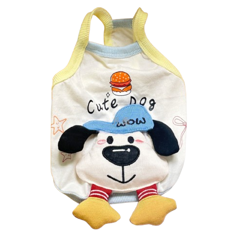3D Cartoon Dog Top