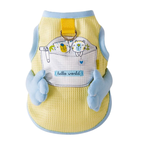 Pocket Friends Waffle Knit Top