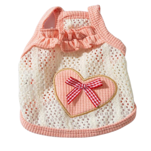 Pink Vintage Heart Knit Top