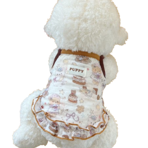 Whimsy Teddy Ruffle Dress