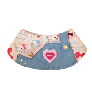 Kitty Denim Style Bib