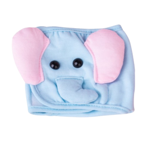 3D Blue Elephant Dog Manner Belt