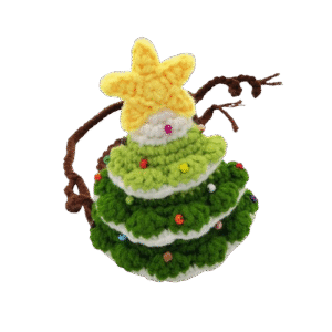 Christmas Tree Crochet Hat
