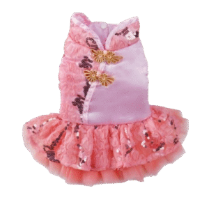 Royal Pink Lace Cheongsam