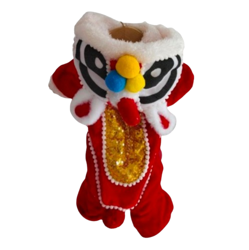 Lion Dance Red Costume