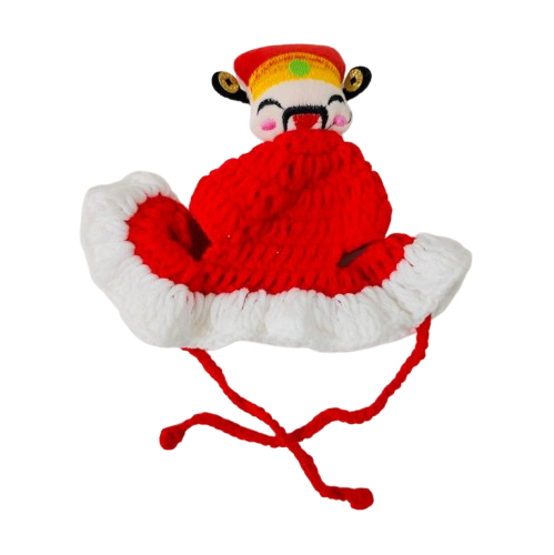 God Of Wealth Crochet Hat