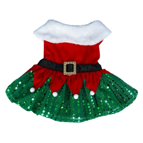 Christmas Pom Pom Dress