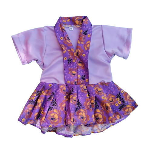 Baju Kebaya Pet Dress - Purple