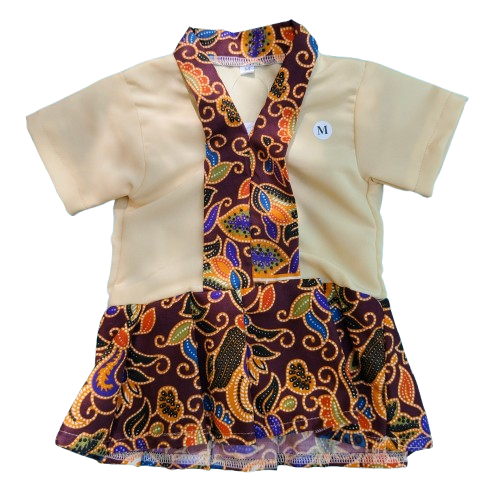 Baju Kebaya Pet Dress - Beige