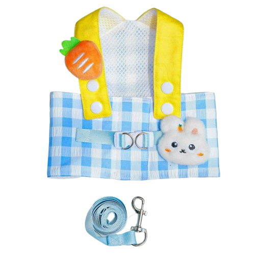 Rabbit Checkered Pet Top Harness