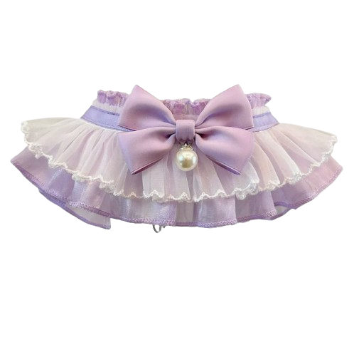 Dreamy Purple with Pearl & Ribbon