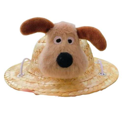 Cute Doggie Straw Hat