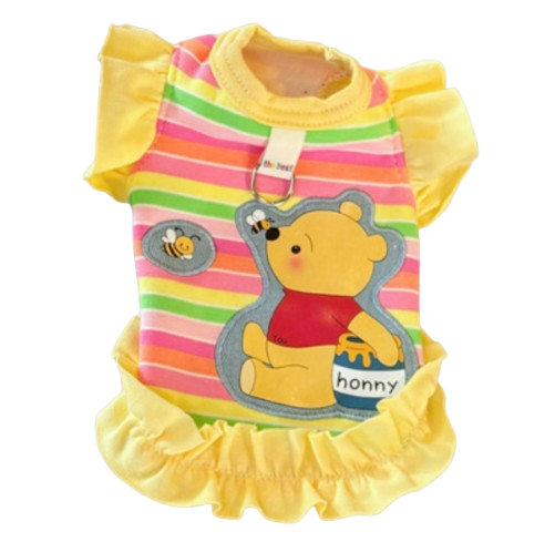 Cute Pooh Frilly Top