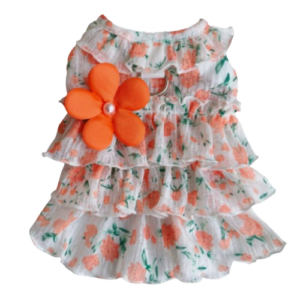 Spring Floral Pet Dress