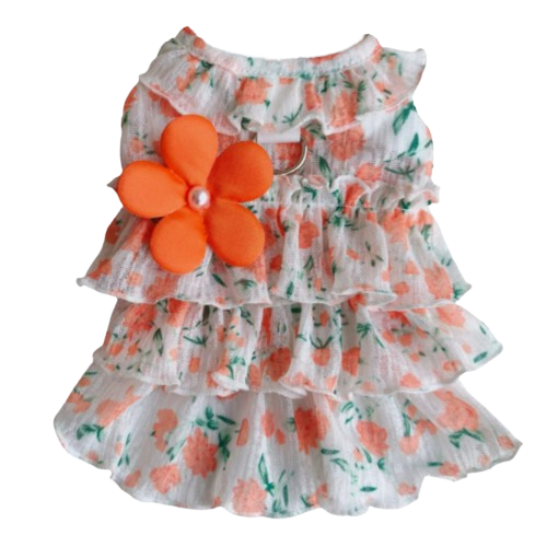 Spring Floral Pet Dress